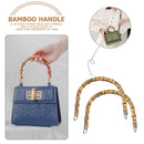 Faux Bamboo Handbags Purse Handles Replacement U Shape for DIY Bags - 2pcs