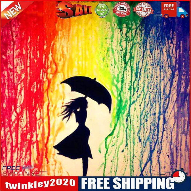 DIY Umbrella Girl Ornament Diamond Painting 5D Kit Full Round Drill Drawing