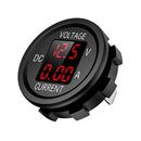 D6 LED Digital Voltmeter Ammeter Volt Current Panel Meter for 12-24V Car Truck