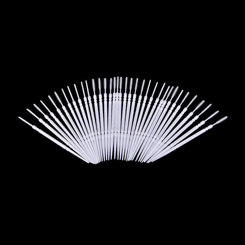1100 Pcs Plastic Dental Picks Hygiene 2 Way Interdental Brush Tooth   hot.