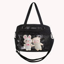 Fashion Handbags Cute Shoulder Bag Clear Schoolbag for College Student for Girls
