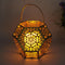 Retro Solar Hanging LED Light Candle Lantern Garden Yard Decor Lamp