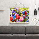 DIY Diamond Painting Flower Bird Full Round Drill Art Picture Home Decor
