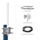 4dBi for Helium Hotspot Miner Antenna 858-878MHz for LoRa/HNT (45cm White)