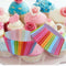 100pcs Paper Cupcake Cup Aluminium Foil Muffin Baking Cups Bakeware Mold Newly