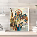 Diamond Painting Indians 5D Full Round Diamond Mosaic Home