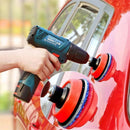 Sponge Car Polisher Drill Waxing Buffing Kit Buffing Waxing Sponge Pads