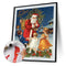 Santa Claus Gift Oil Paint By Numbers Kits Christmas DIY Decoration (29495)