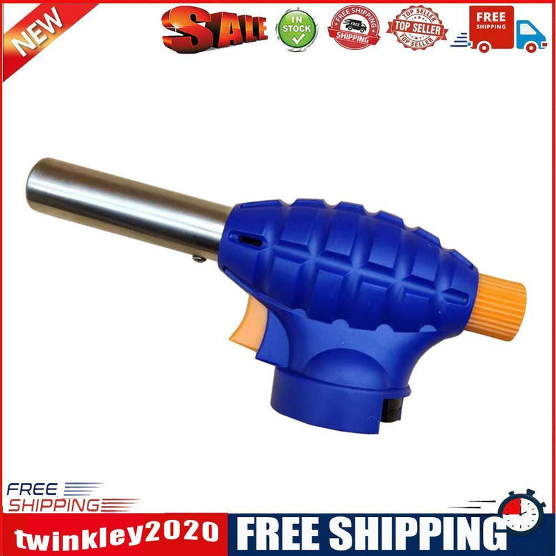 BBQ Cook Welding Flame Gun Nozzle Camping Gas Torch Ignition Flamethrower