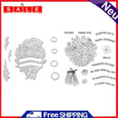 Flowers Series Silicone Seal Cutting Dies Embossing Decorative Template Craft