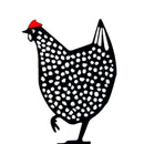 Acrylic Hollow Chicken Ornaments Backyard Lawn Stakes Yard Art Decor (C)