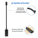 Type-C to HDMI-Compatible Adapter 4kx2k 30Hz 1080P Phone PC TV Wire (Black)