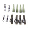 90 Piece  Clip Set With Quick Change Swivels Carp Fishing Tackle Rigs Newly
