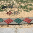 Plastic Garden Stone Path Manufacturer Mold Brick Stone Forming Roads
