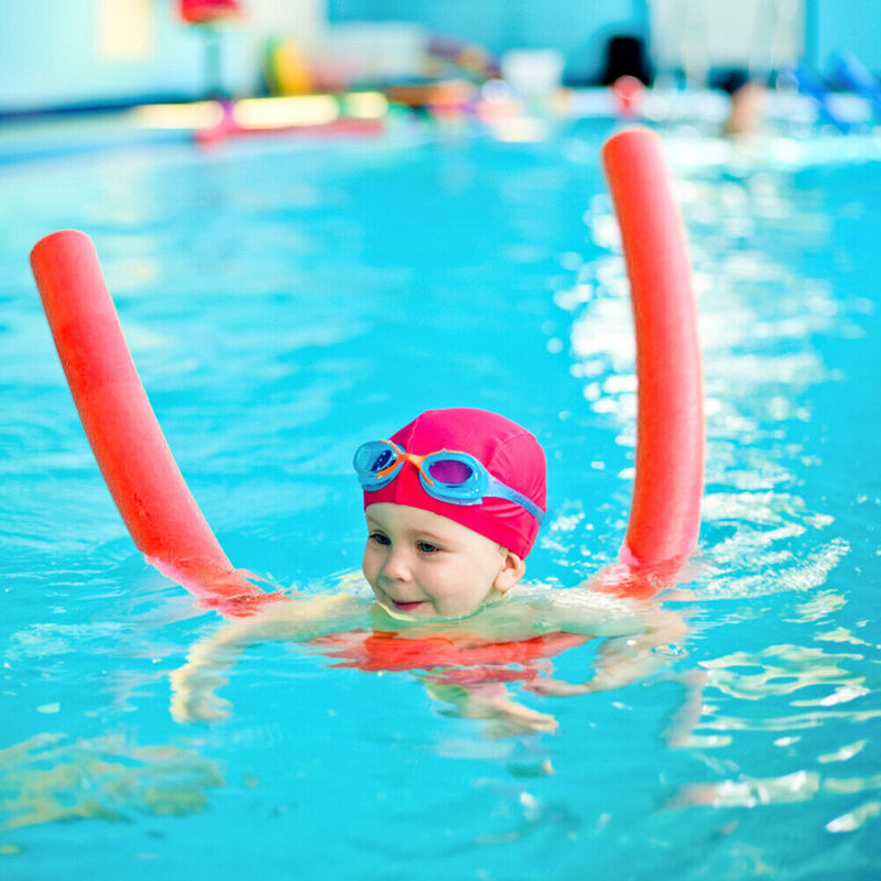 Swimming Pool Noodle Floater Hollow Flexible Water Float Aids Woggle Noodle