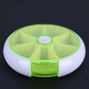 7Day One Week Round Portable Pill Case Medicine Box Storage Organizer(1)