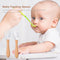 Baby Wooden Silicone Feeding Spoon Toddlers BPA-free Tableware (1) Newly
