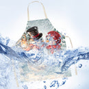 Christmas Snowman Linen Apron Durable Washable Neck Apron Kitchen Accessories