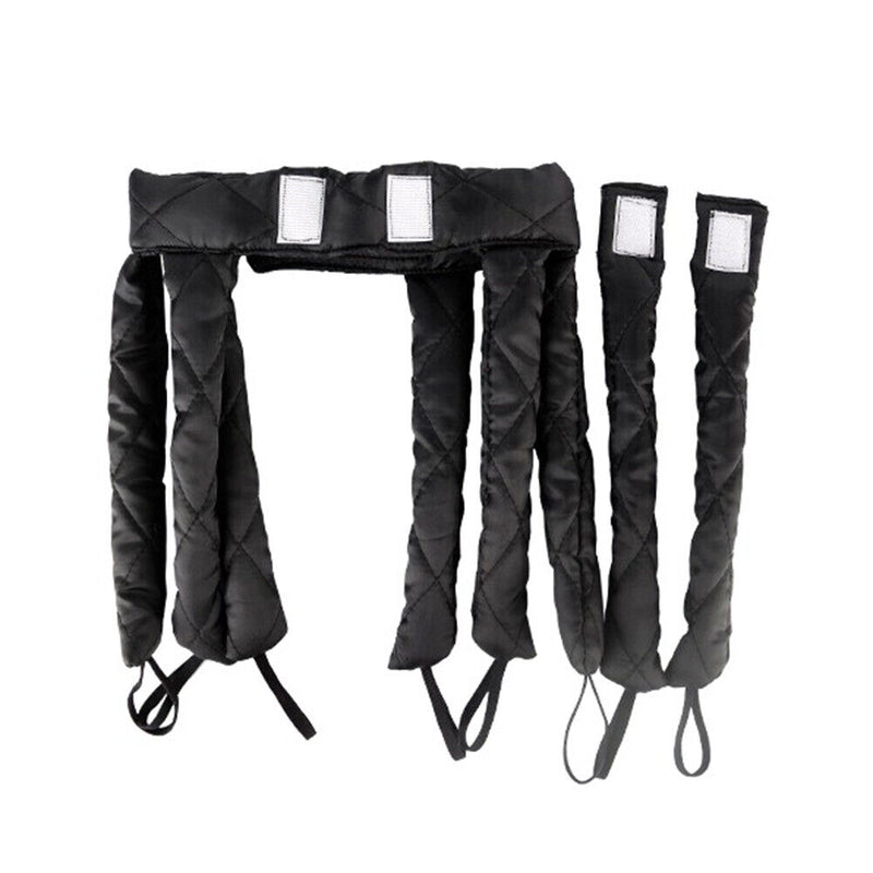 Heatless Hair Curler No Heat Curling Headband Sleeping Soft Wave (Black) Newly