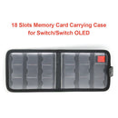 18 Slots Carrying Cases TF Cards Memory Card Protector Storage for Switch OLED