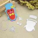 Penguin Punches Stencil DIY Scrapbook Embossing Card Paper Craft