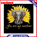5D Rhinestone DIY Sunflower Elephant Full Round Drill Diamond Painting Craft Kit
