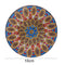 5D DIY Diamond Painting Mandala Wooden Round Coaster Cup Cushion (AA1058-2)