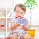 Portable Gamepad Shape Gadget Stress Relief Educational Toys (Light Blue) Newly