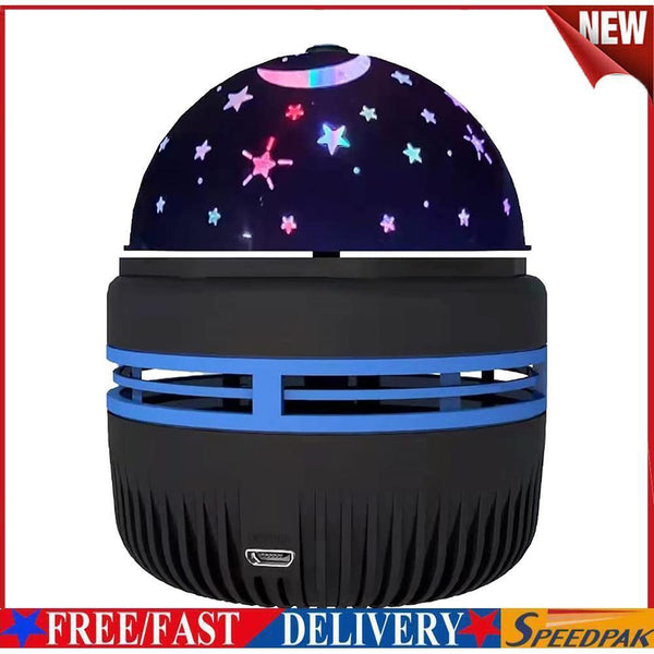 Rotating Starry Sky Projector Lamp Stage Children Bedroom LED Night Lights #F