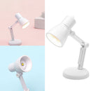 Bedroom Read Night Light Flexible Warm Lighting Mini Book Clip Lamp (White)