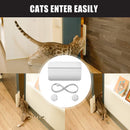 Semi-Automatic Door for Dogs Cats Prevents Opening and Closing Easy to Install