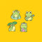 Clothes Jewelry Metal Lapel Pins Cute Frog Enamel Pins Cute Badge Animal Brooch