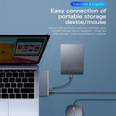 Multiport Splitter Docking Station PD Charging USB C Hub 4K HDMI For Laptop PC