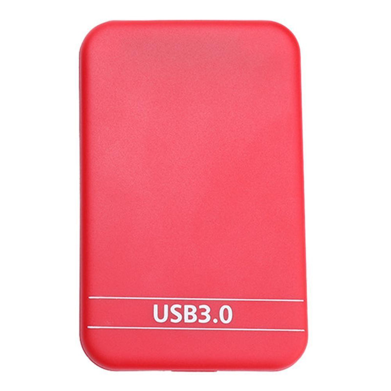 2.5 inch SATA 2 to USB3.0 HDD SSD Case External Hard Disk Enclosure (Red)