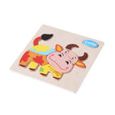 Kid Cartoon Animals Dimensional Puzzle Puzzle Force Children Jigsaw Puzzle