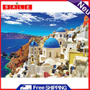 5D DIY Full Drill Diamond Painting Santorini Cross Stitch Embroidery Rhinestones