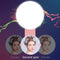 5pcs Mini LED USB Clip Mobile Phone Q Selfie Ring Flash  Fill Light(Pink)