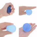 Hand Grip Muscle Power Train Jelly Fitness Finger Exerciser Ball(Blue) Newly