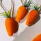 10pcs Easter DIY Flocking Carrot Kindergarten Color Simulation Gifts Carrot O7B6