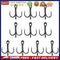 10pcs Fishing Triple Hook High Carbon Steel Sharp Barbed Fishhook Fishing Tac