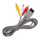 Audio Video AV Adapter Composite 3 RCA Cable for Nintendo Wii Cord Wire