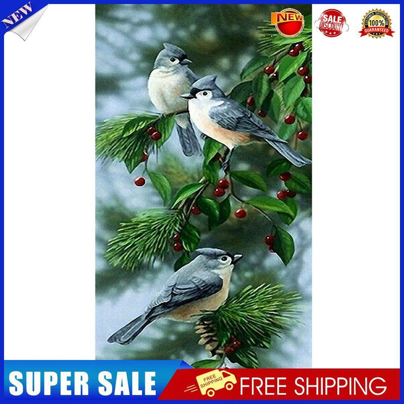 Birds on Branch Oil Paint By Numbers Kit DIY Handpainted on Canvas Wall Art