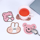 Mug Coffee Cup Non-slip Coasters Animal Heat Insulation Mat Bowl Pad Cup Mats