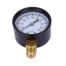 100 PSI 0.25in Air Pressure Gauge Meter Hydraulic Tester Dial Manometer