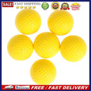 Golf PU Ball Interior Beginner Training Softball(Yellow)(6Pcs)