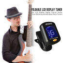 Foldable LCD Display Tuners Rotating Clip-on Guitar Tuner Ukulele Violin Parts