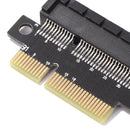 PCI-E 4X to 16X Desktop Card Adapter PCI-E 4X Male to Female Port Converter Card