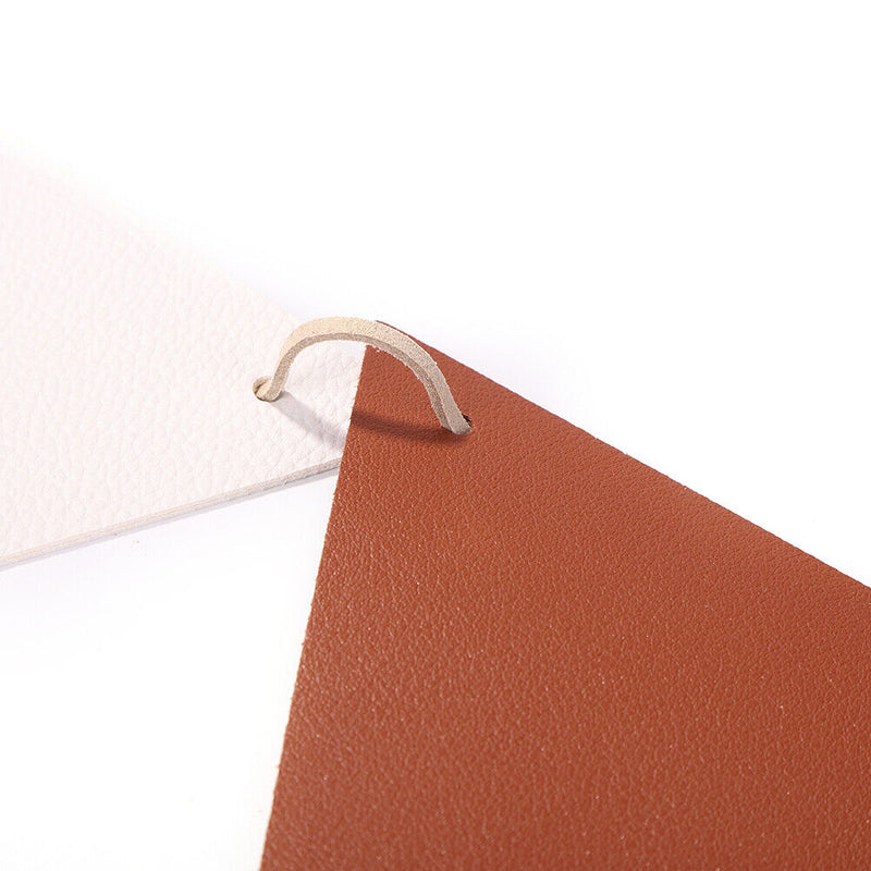 Outdoor Triangle Hanging Flag Leather Banners 12 Flags Bunting Camping Equipm