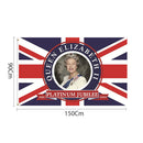 England Queen Flag Home Decorative Door Hanging with Sturdy Brass Grommets