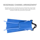 Blue Snorkeling Foot Flippers Child Short Ultra Light Swimming Fins (36-40)